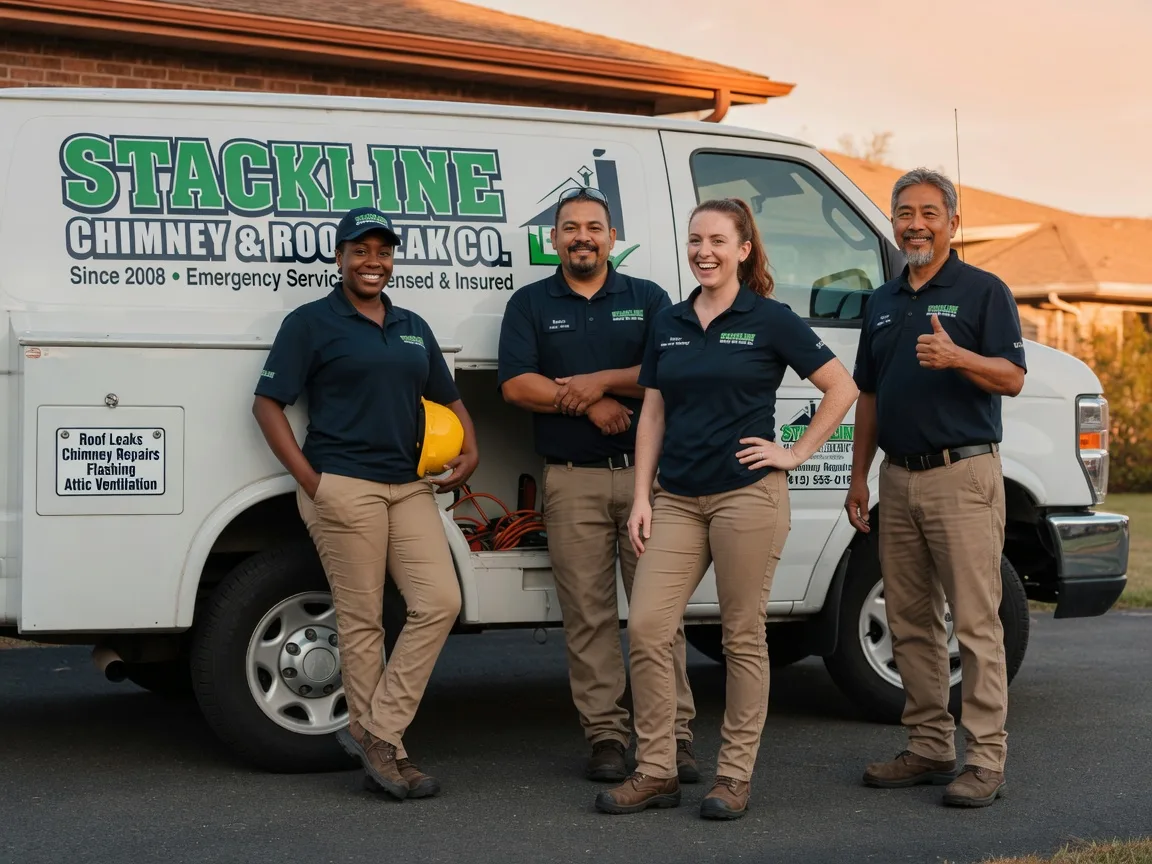 Chimney flashing repair company in Beverly, OH